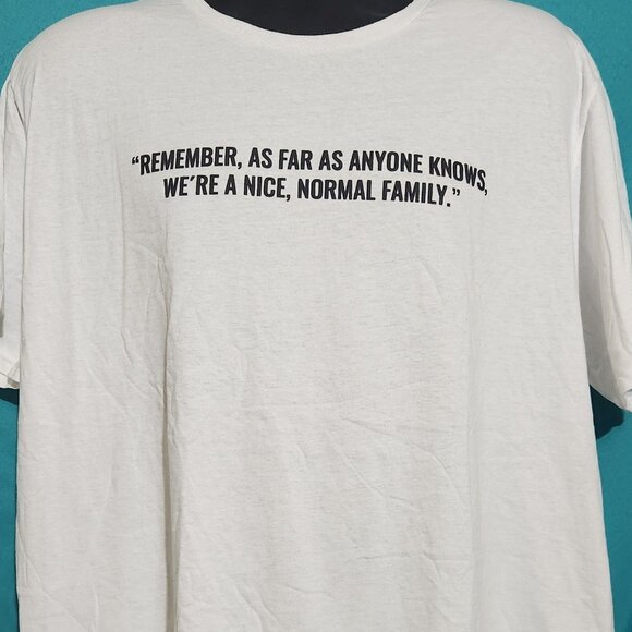 White Simpsons Nice Normal Family T-Shirt, Size XL - Picture 1 of 4